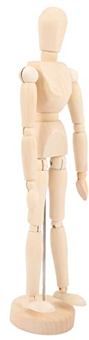 HAPINARY Holz Zeichnung Mannequin Modelliert Figur Desktop Dekoration Malerei Zubehör Gelenke Drehbar Fantasie