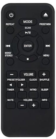 ALLIMITY Mandos a Distancia Compatible con JVC Hi-Fi System RD-D70 RM-SRDD70RA