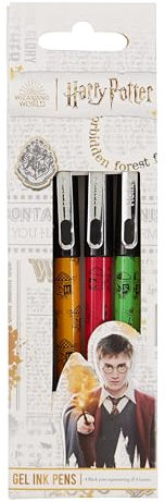 Helix Harry Potter Pens - 4 Black Ink Pens