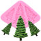 XMOLDNMS Christmas Tree Fondant Cake Silicone Mould for Xmas Birthday Party Cake Decorating Cupcake Topper Chocolate Gum Paste Candy Polymer Clay