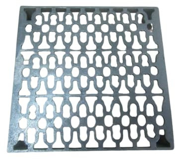 S & S International Extra Large Air Brick Vent [Pack of 1] – 9 x 9” Cast Iron Vintage Grill Cover for Vintage Registers in Walls & Oriental Floors – Durable| Grills & Vents