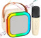 Karaoke Machine Kid: Birthday Present Gift for Girls - Mini Karaoke Machine with Karaoke Microphone - Toys for 3 4 5 6 7 8 9 10 11 12 Years Old Children - Kids' Electronic Games Beige 1 Mic