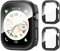 AIDOWU 2 Piezas Carcasa para Huawei Watch D2 Funda Protectora con Cristal Templado Protector Pantalla Case Anti-raspado,Ultradelgado,Negro&Negro