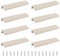 MOROBOR 8 Stück Kaschmir-graue Fingerkantengriffe, Aluminiumlegierung, verdeckte Griffe, moderner Stil, Schubladengriffe für Zuhause, Küche, Tür, Schrank, 150 mm