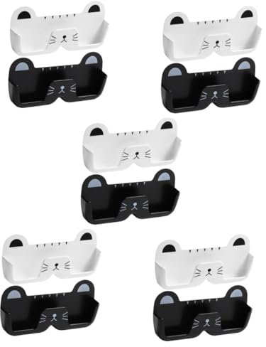 Cabilock 5 Set Organizzatore da Muro per Occhiali per Occhiali da Sole Design Piccole Aree E Facile Accesso 2 Pezzi*5