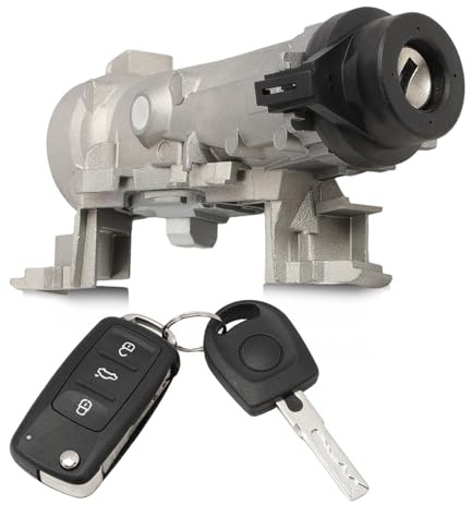 Fraylis 1K0905851B Neiman Interrupteur d'allumage pour Golf 5 6 Altea A3 TT | Commutateur d'allumage, 1 Télécommande, pour A3 TT Golf PLUS Caddy EOS Tiguan Beetle Scirocco Touran, 1K0905841,1K0905865