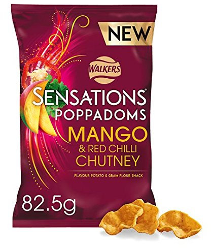 Sensations Mango And Chilli Chutney Poppadoms 82.5G