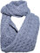 Eisglut Damen Elisabella Merino Loop, Bluestone, 70x26