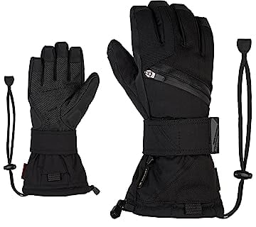 Ziener Erwachsene MARE GTX Gore plus warm glove SB Snowboard-handschuhe, schwarz (black hb), 8.5
