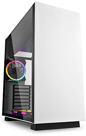 Sharkoon Pure Steel RGB Addressable Case da Gaming, Bianco