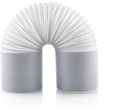 QWORK® - Tubo di scarico climatizzatore, lunghezza 200cm, filettatura antiorario di sfiato di scarico con diametro di 15cm per condizionatore portatile