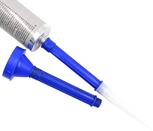 Cono in silicone esteso per pistola per presellatura a cartuccia ugello ugello spray a punta lunga dispenser sigillante accessorio scirnge 5 pz/lotto (per pistola per sigillatura a cartuccia)