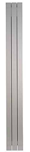 Fondital 83GAM01403 Radiatore in alluminio estruso Garda S/90, 2000 mm, 3 elementi, bianco