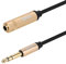 innov8 6.35mm 1/4 inch TRS Stereo Male to Female Audio Extension Cable for Mixing console, amps, home theatre systems 3m