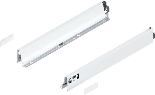 Blum Tandembox Antaro Zarge/Abdeckkappe Möbelbeschlag L 500mm Stahl seidenweiß