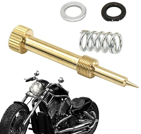 vis à air pour carburateur Moto - Kit Reconstruction carburateur réglage vis mélange ralenti - Remplacement réglage mélange d'air ralenti