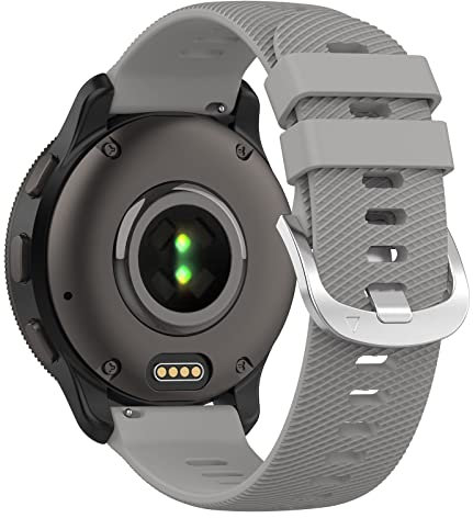 Wownadu Correa Compatible para Polar Pacer/Ignite 3 / Ignite 2 / Ignite/Unite, 20mm Pulsera de Repuesto Gris Easy-Fit Transpirable Mujer Hombre (sin Reloj)