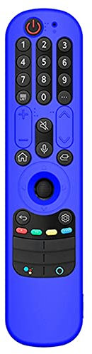 Flisdtry Silicone Case for LG AN-MR21GC MR21N/21GA Remote Control Protective Cover for LG OLED TV Remote AN MR21GA(Blue)