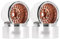 INJORA 1.9 Beadlock Felge Aluminium Offset -10mm Rad für 1/10 RC Crawler SCX10 Pro TRX4 VS4-10 Gen8,Bronze