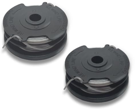 Qingriver Lot de 2 bobines de fil de rechange pour débroussailleuse Bosch ART 24 27 30 30-36 LI F016800569 F016800385