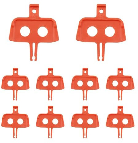 Tabanzhe 10 Pcs Bicycle Brake Spacer Hydraulic Disc Brake Pads Mountain Bike Plastic Hydraulic Oil Pressure Disc Protector,MTB Brakes Pad Bicycle Accessories