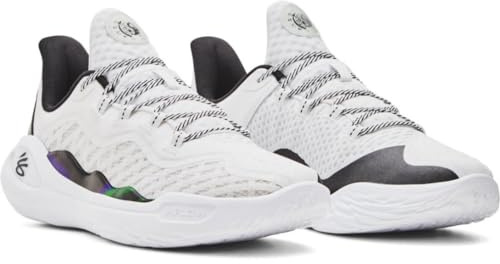 Under Armour Curry 11 Bruce Lee Wind Herren Basketball Sneaker mit UA Warp Technologie, weiß, 42 EU