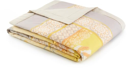 Bassetti POSILLIPO Plaid aus 100% Baumwolle in der Farbe Gelb Y1, Maße: 135x190 cm - 9328842