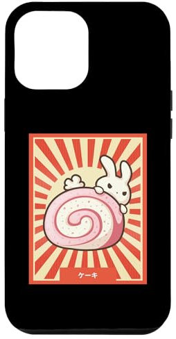 Hülle für iPhone 13 Pro Max Anime Rabbit Eat Cake Roll Lover Retro Japanischer Stil