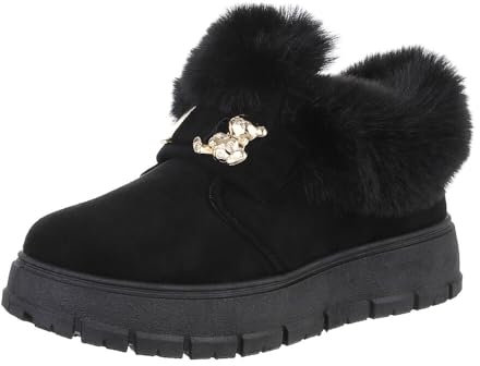 Ital Design Damenschuhe Stiefeletten Plateaustiefeletten, 24915-, Textil, Schwarz, Gr. 38