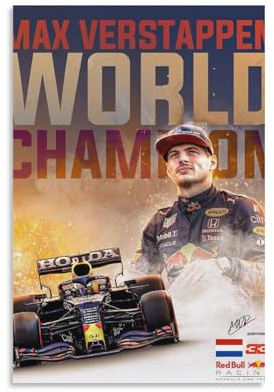 Verstappen-Max Formel-1-Fahrer-Poster (28), Wandkunst, Bild, Malerei, Poster, Poster, Kunstwerke, Raumdekoration, 60 x 90 cm