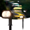 Quntis Solar Spot Lights Outdoor Garden, 3 Colour Warm White & Cool White 26 LEDs Solar Powered Garden Lights IP65 Waterproof, Solar Landscape Spotlights for Yard Driveway Walkway Garage Lawn, 2 Pack