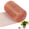 GBKDQQ Kupfernetz 12.7CM*6M, Reines Kupfergeflecht Gerolltes Kupfergeflecht Kupferband Gegen Schnecken Schneckenzaun Kupfer Schneckenschutz Hochbeet für Gartenschutzpflanzen und zur Abwehr von Gewürm