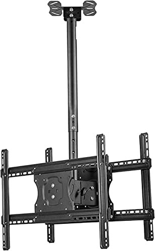 Ceiling TV Mount Bracket for 32 65inch TVs Adjustable Height Telescoping Tilt and Swivel TV Table Stand with 88 Lbs Loading Capacity