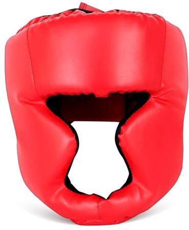 BESPORTBLE Boxkopfbedeckung Für Erwachsene Schutzausrüstung Für Taekwondo Und Kickboxen Rote Rivalen Boxkopfbedeckung Für Sicheres Sparring Und Training