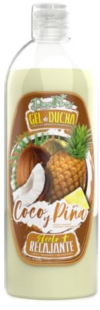 Dona Flora - Gel Douche Coco & Ananas - 750ml - Effet Relaxant et Hydratant - Soin Doux au Parfum Exotique pour Toute la Famille