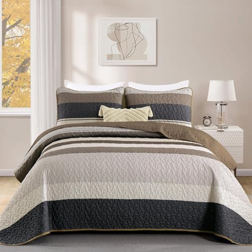 WONGS BEDDING Tagesdecke 220x240 mit 2 Kissenbezüge 50x75 Set