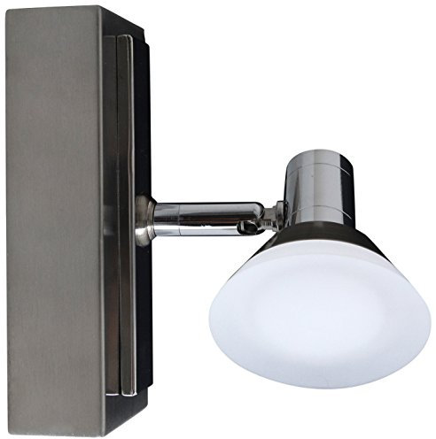 NAEV5 1226642 A++ to A, LED Deckenleuchte Jericho 1flg., Metall, Chrom, 15 x 7, 3 x 13, 7 cm