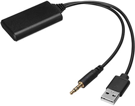 REFURBISHHOUSE Car Module Bluetooth sans Fil Adaptateur Musique Récepteur Auxiliaire Aux Audio USB 3.5Mm Prise pour BMW E90 E91 E92 E93