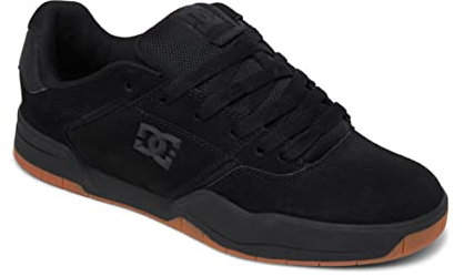 Dcshoes - Central Leather Shoes, Zapatillas Hombre, Schwarz, 40 EU