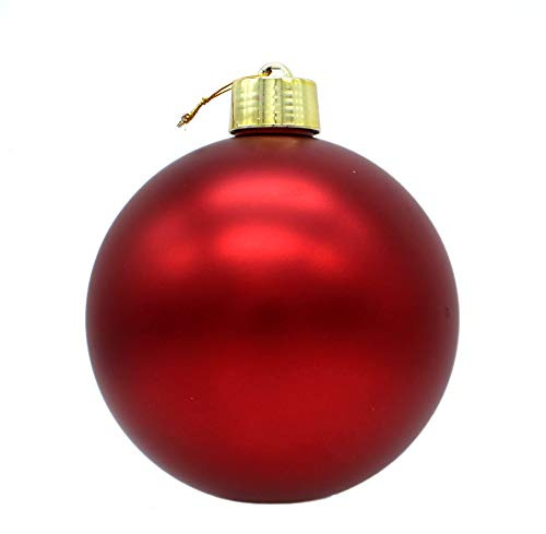 DARO DEKO Weihnachts-Kugel XXL Ø 20cm - 1 Stück rot matt