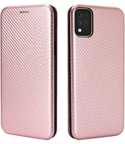 GOGME Hülle für LG K42 Handyhülle Brieftasche, Schutzhülle mit Kartensteckplätzen Anti-Scratch PC Panel + Stoßfeste TPU Innenschutzabdeckung + Ring Halterungen. Rose