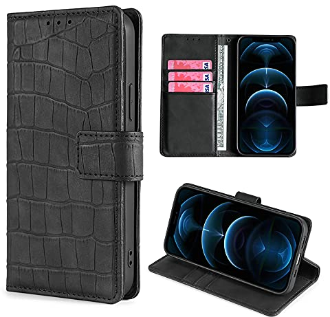 HUAYIJIE GKFGEY Flip Case für Tp-Link Neffos C9a TP706A Hülle Handy Ständer Cover Schwarz