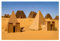 artboxONE Poster 60x40 cm Architektur Die Pyramiden bei Meroe - Bild Pyramide meroe nubien