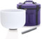 Hye-eun Kristall Klangschalen zur heilung,B Note Crown Chakra 12 Zoll Quarz Crystal Singing Bowl mit Tragetasche