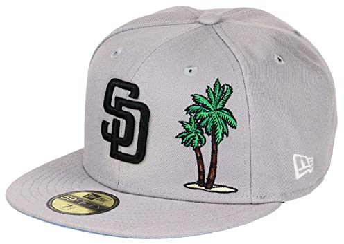 New era San Diego Padres MLB Gray 59Fifty Basecap - 7 5/8-61cm (XL)