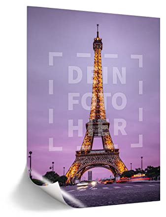Personalisierte Poster | Fotoposter mit eigenem Bild | Poster als Geschenk | selbst gestalten | Bilder-Geschenk | Poster für Deinen Partner | Wandbild drucken lassen | Hochformat 30x40 cm