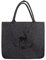 Brandsseller Filztasche mit Hirsch Prägung ca. 38 x 19 x 32 cm Einkaufstasche Shoppingbag Freizeittasche Anthrazit