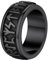 Supcare Stimmungsring Männer Wikinger Schmuck Schwarz Ring Herren Viking Rune Fingerring Runa 9mm Runen Edelstahl Ringe Anti-Stress Drehbarer Spinner Ring Vintage Hip Hop Punk Schmuck für Alltag