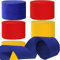 Kreppbänder Rot Blau Gelb 4.5 cm x 25 m 6 Rollen Krepppapier Party Crepe Streamer Luftschlangen Dekorationen Rot Blau Gelb