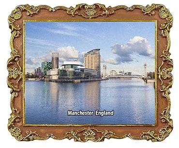 Manchester England UK Refrigerator Magnet 3D Travel Souvenir Fridge Decoration Magnetic Sticker Craft Collection